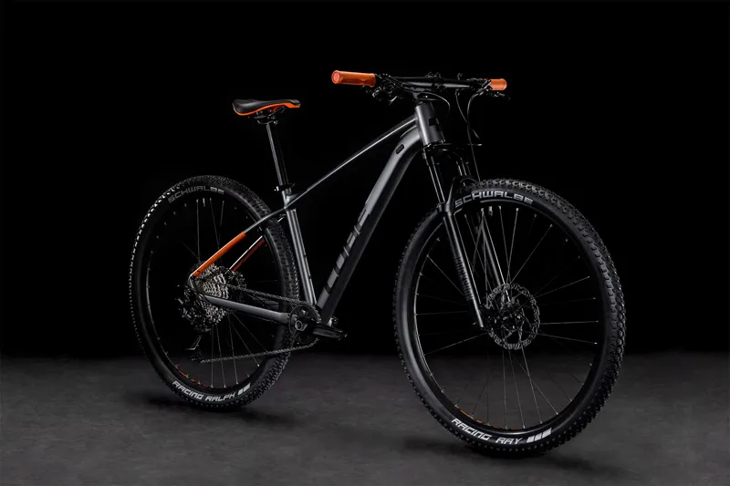 Cube Reaction Pro Mountain Bike - Grey/Orange-1